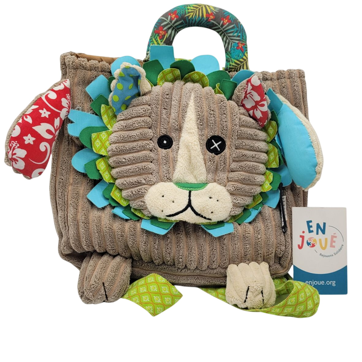 Petit sac à dos le lion enfant - Deglingos - À partir de 2 ans. Bon état -  reconditionné disponible sur Label Emmaüs